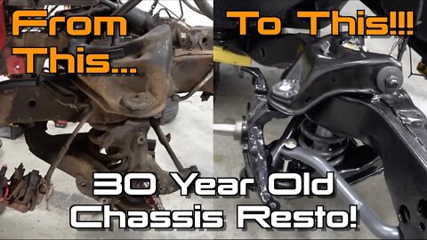 Restoring My Truck's 30 Year Old Chassis To Perfection! S10 Restomod Ep.7