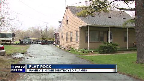 Flat Rock couple trying to rebuild after losing home of 70+ years to fire