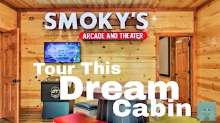 AMAZING VACATION CABIN | Indoor Private Pool | Arcade | Theater | 6 Bedrooms | 6 1/2 Baths