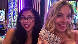 What happens when a Blonde and a Brunette hit the casino?!
