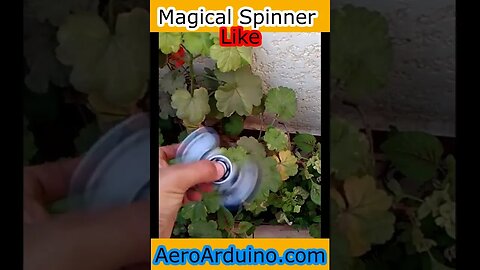 Watch Very Fast Magical Fidget Spinner #ASMR #DIY #AeroArduino