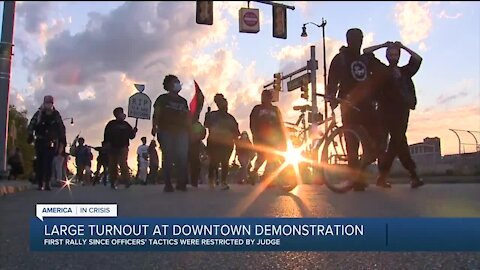 Detroit Will Breathe holds 100th protest downtown