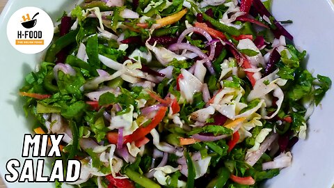 Mix Salad Recipe By H FOOD | Salad Recipe | Easy And Quick Salad Recipe