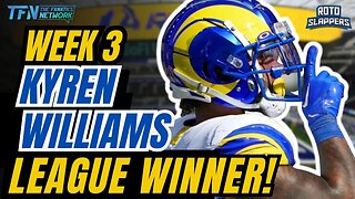 Week 3 Fantasy Football Waiver Wire | League Winner | RB Kyren Williams