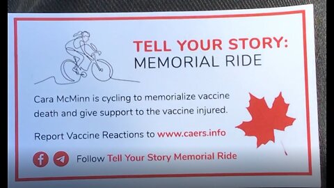 💉🚲 MEMORIAL RIDE for VACCINE DEATHS 💉🚲