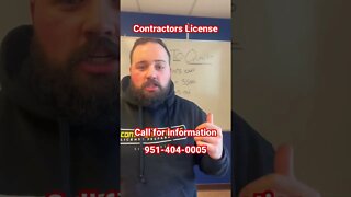 HOW TO QUALIFY CONTRACTORS LICENSE