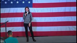 Nikki Haley interrupted by protester at speaking event