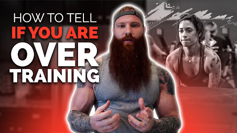 How to tell if you are over training