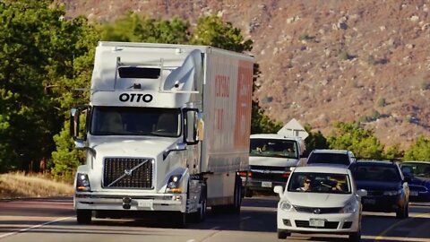 First Self Driving Truck Delivery