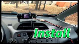 Car Ham Radio Install BTECH GMRS TX 50 Watt (2M 70CM RX Only) Radio