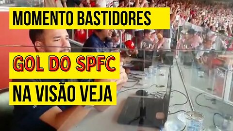 MOMENTO DO PRIMEIRO GOL DO JOGO ENTRE SÃO PAULO FC X SC INTERNACIONAL A REAÇÃO DA EQUIPE E TORCIDA