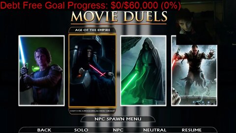 Darth Maul VS Kanan Jarrus In A Battle With Live Commentary In Star Wars Jedi Knight Jedi Academy