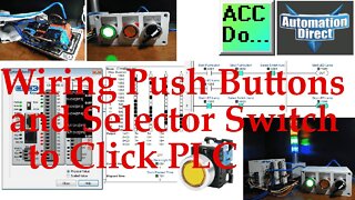 Wiring Push Buttons Switch to Click PLC