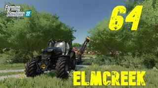 Planting at New Field @Elmcreek Farm Part 64- FARMING SIMULATOR 22 - Timelapse