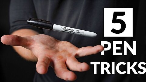 5 Visual Pen Tricks Anyone Can Do|Revealed|Life Hacks #magictricks #revealed
