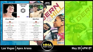 UFC Vegas 73: Chase Hooper vs. Nick Fiore - Individual Fight Breakdown