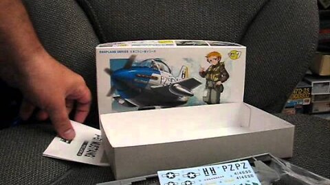 Hasegawa P-51 Mustang Egg Plane Review