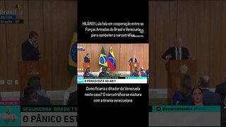 HILÁRIO! Lula fala em cooperação entre as Forças Armadas do Brasil e Venezuela
