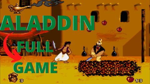 Aladdin | Disney Classic Games | SEGA | Full Game (No Commentary)