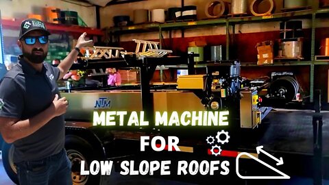 Custom Metal Designs for Low Roof Slopes