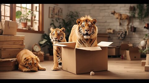 Dog's Hilarious Pranks: Troll, Fake Lion & Tiger, Massive Box Surprise!