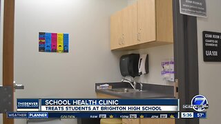 School health clinic at Brighton High School