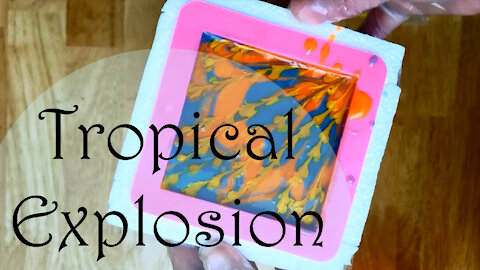 Tropical Explosion! Watch me make this beautiful soap! - Vegan Soap - Cabbage Patch Soap