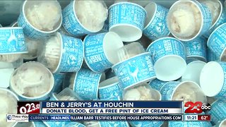 Free Cone Day at Houchin Blood Bank