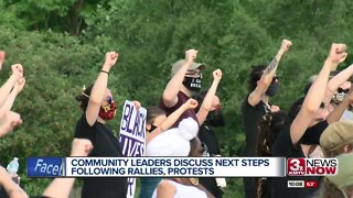 Community leaders discuss next steps following rallies, protests