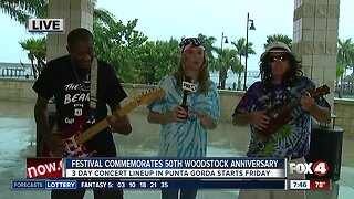 Festival in Punta Gorda commemorates Woodstock anniversary - 7:30am live preview