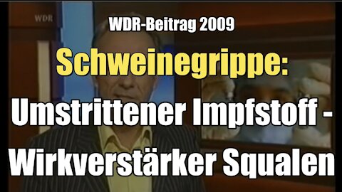 Schweinegrippe: Umstrittener Impfstoff - Wirkverstärker Squalen (WDR I Markt I 09.11.2009)