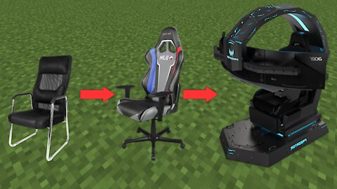 How to BUILD 3 EPIC GAMER CHAIRS IN MINECRAFT