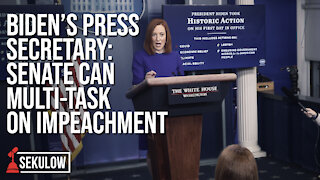 Biden's Press Secretary: Senate Can Multi-Task on Impeachment
