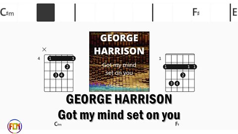 GEORGE HARRISON Got my mind set on you - FCN Guitar Chords & Lyrics HD