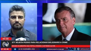 URGENTE STF rejeita pedido de investigação contra Bolsonaro