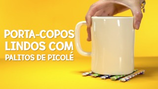 Surpreenda os seus convidados com os seus próprios porta-copos.