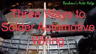 Three Ways to Solder Automotive Wiring