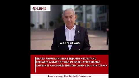 Breaking News: Israel's Prime Minister Addresses Nation Amidst Ongoing Conflict with Hamas