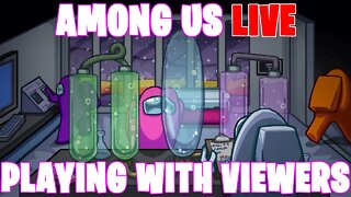 Among Us ඞ 0 Cooldown Live Stream Playing With Viewers - New Roles Mod