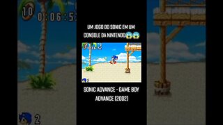 Sonic Advance - Gameboy Advance (2002) #nostalgia #retro #retrogaming #anos2000 #sega #nintendo