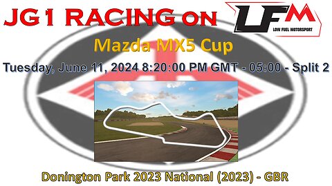 JG1 RACING on LFM - Mazda MX5 Cup - Donington Park 2023 National (2023) - GBR - Split 2