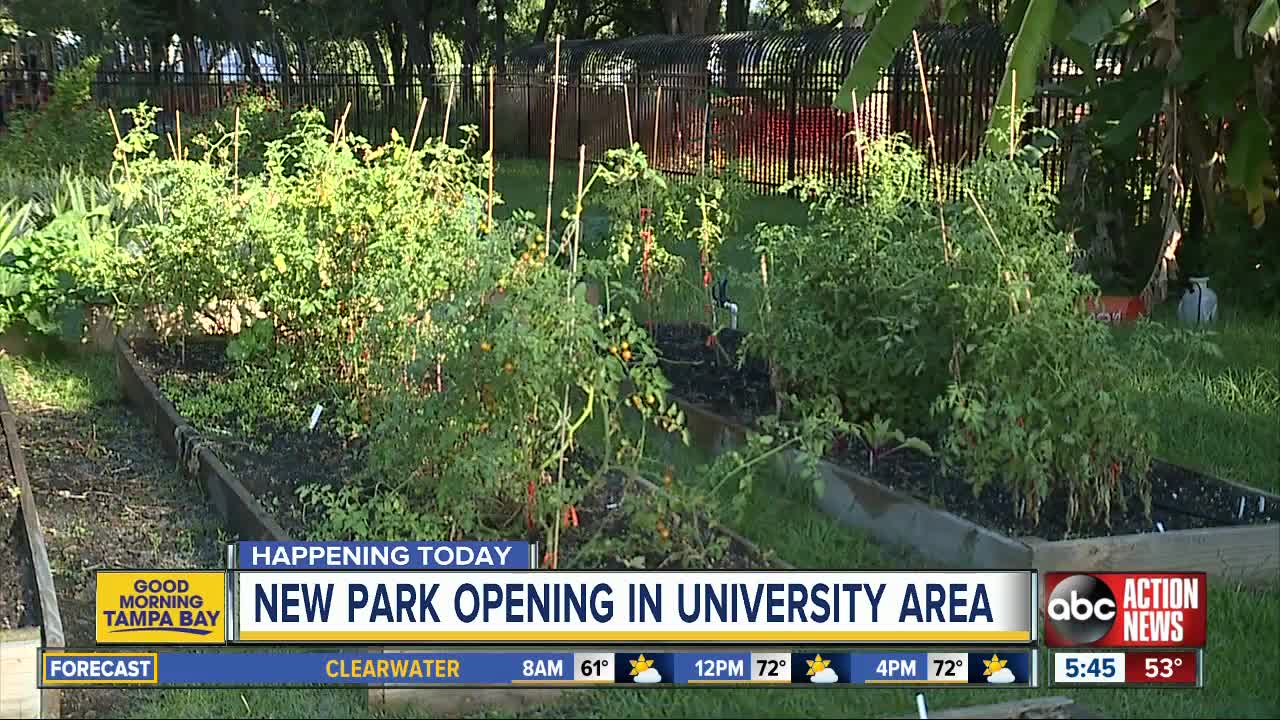 Harvest Hope Park opens in Tampa's University Area