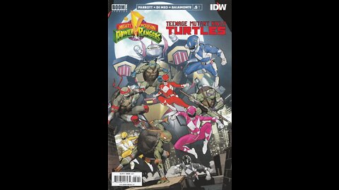 Mighty Morphin' Power Rangers /Teenage Mutant Ninja Turtles -- Issue 5 (2019, Boom! / IDW) Review