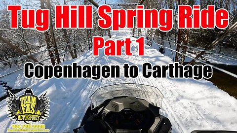 NY March Ride - Cruising the Groomed Trails of Tug Hill's Awesome Winter Playground