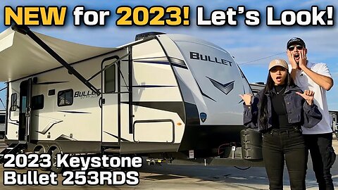*NEW* Travel Trailer RV for 2023 | 2023 Keystone Bullet 253RDS