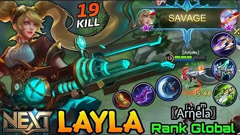 Layla in trouble |Build Top 1 Global Layla ~ MLBB