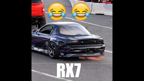 FD RX7 2 Stepping at the SEMA Cruise