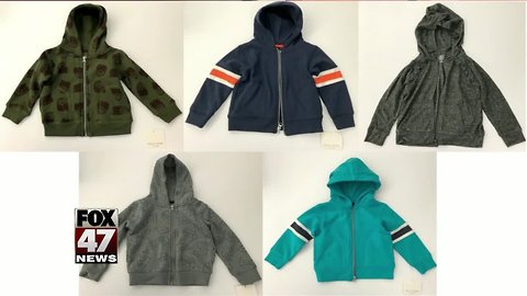 Meijer recalls hoodies due to choking hazard