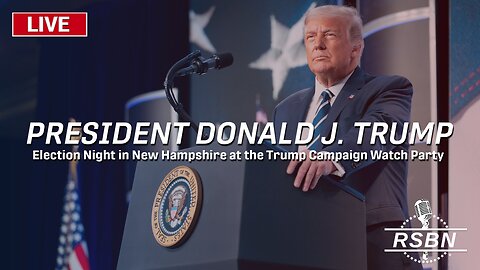 LIVE REPLAY: Election Night in New Hampshire at the Trump Campaign Watch Party - 1/23/24