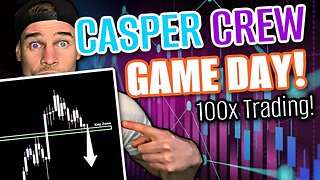 LIVE - 100x LEVERAGE TRADING! (Casper Crew VIP Games)